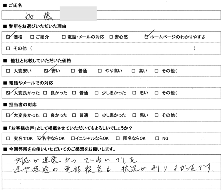 愛知県名古屋市昭和区　登記の感想