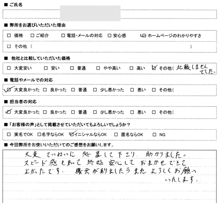 愛知県長久手市　登記の感想